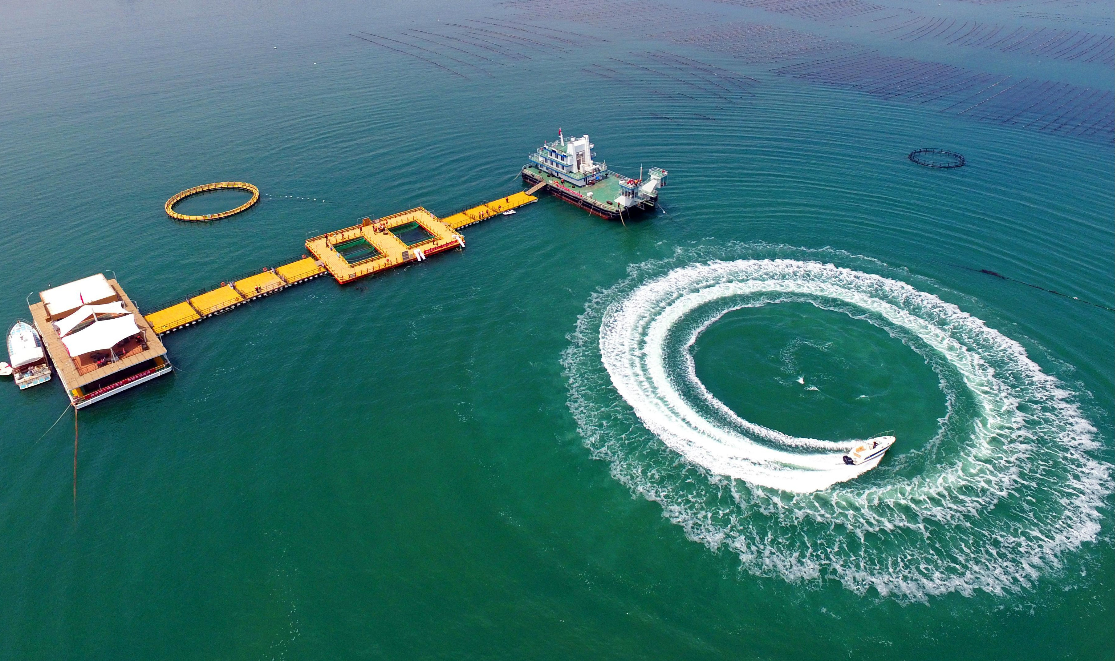 威海市海洋发展局开展海洋牧场项目建设现场督导工作